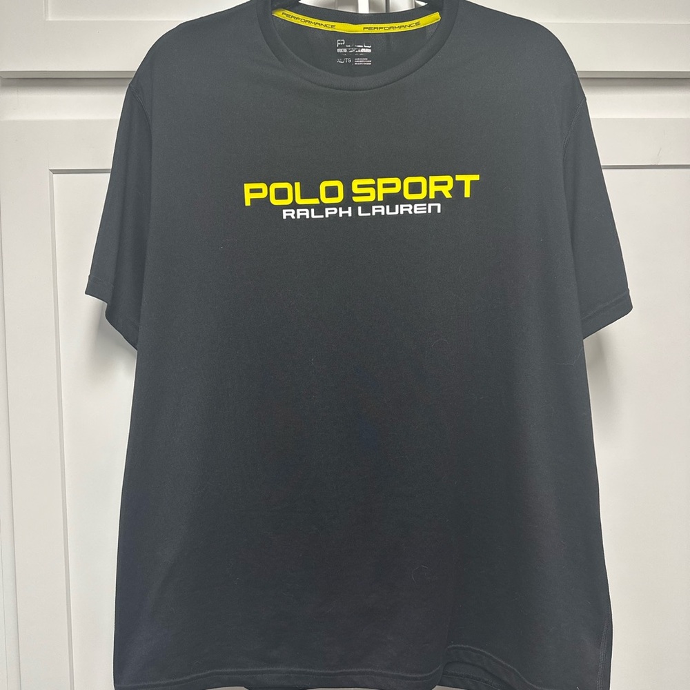 Polo Ralph Lauren Men’s Performance Black Jersey Shirt, Sz L